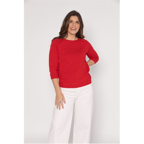 Roberto Sarto dameskleding truien & vesten - trui ronde hals. beschikbaar in maat  (rood)