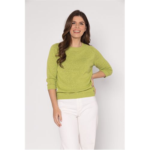 Roberto Sarto dameskleding truien & vesten - trui ronde hals. beschikbaar in maat  (groen)