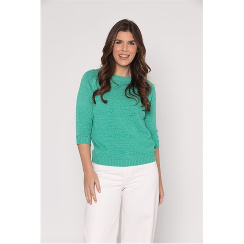 Roberto Sarto dameskleding truien & vesten - trui ronde hals. beschikbaar in maat  (groen)