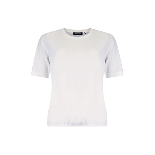 Roberto Sarto dameskleding t-shirts & tops - blouson ronde hals. beschikbaar in maat 38,40,42,44,46,48 (ecru)