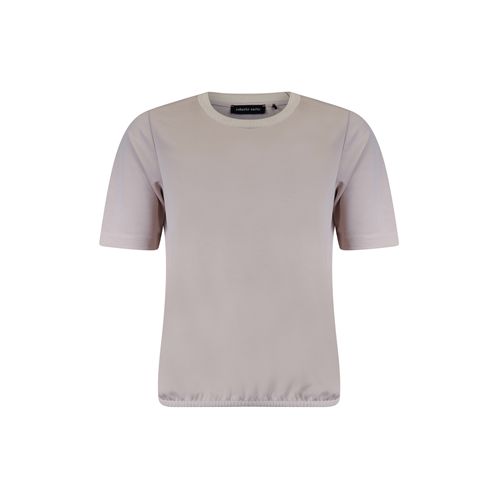 Roberto Sarto dameskleding t-shirts & tops - blouson ronde hals. beschikbaar in maat 38,40,42,44,46,48 (bruin)
