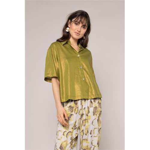 Anotherwoman dameskleding blouses & tunieken - blouse. beschikbaar in maat  (groen)