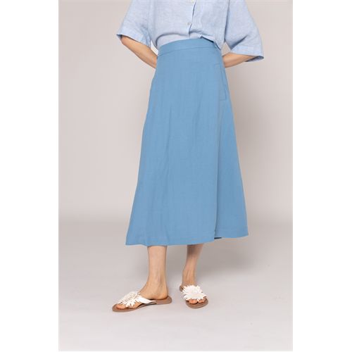 Anotherwoman dameskleding rokken - rok midi. mix 36,42,44,46 (blauw)