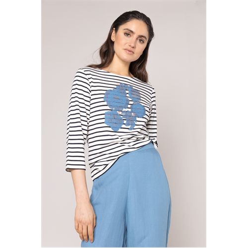 Anotherwoman dameskleding t-shirts & tops - t-shirt ronde hals. mix 36,38,40,42,44,46 (multicolor)