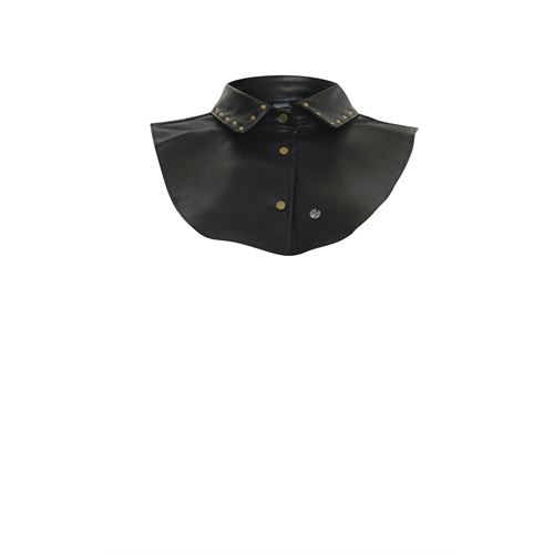 Poools dameskleding accessoires - kraag pu. beschikbaar in maat one size,size two (zwart)