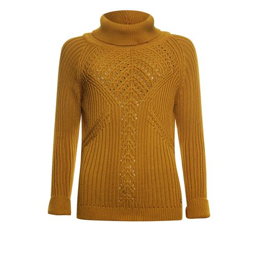 Poools dameskleding truien & vesten - knitted pullover. beschikbaar in maat 44,46 (oker)